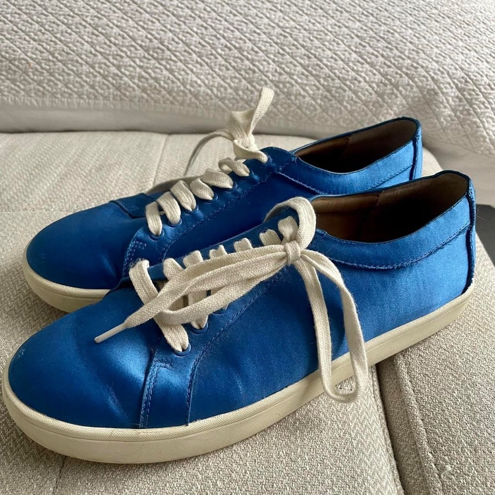 Saks Fifth Avenue Satin Sneakers!